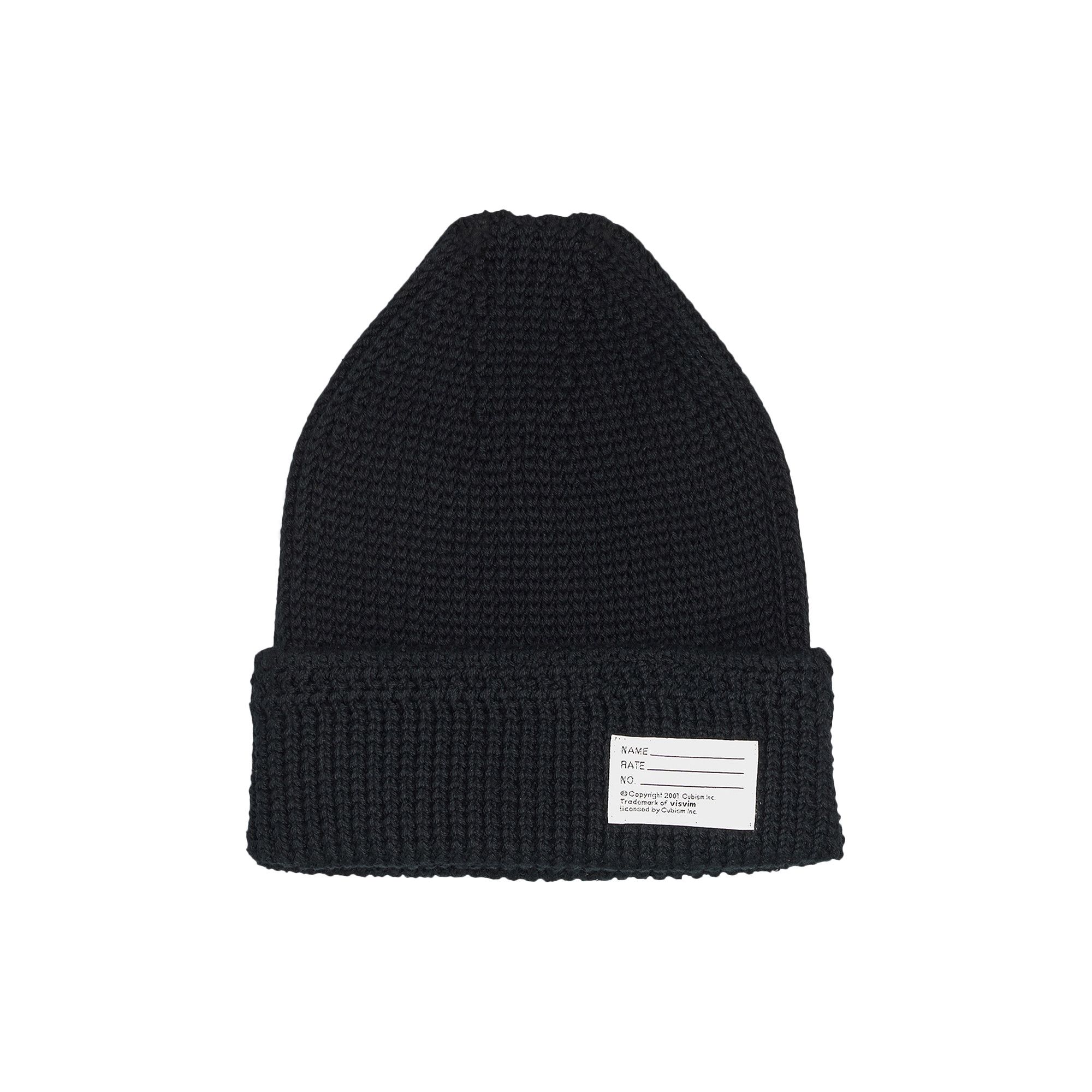 タイムセール 探し方 Buy GOAT | BLAC 125103003008 - 'Black' Beanie Knit Visvim 帽子