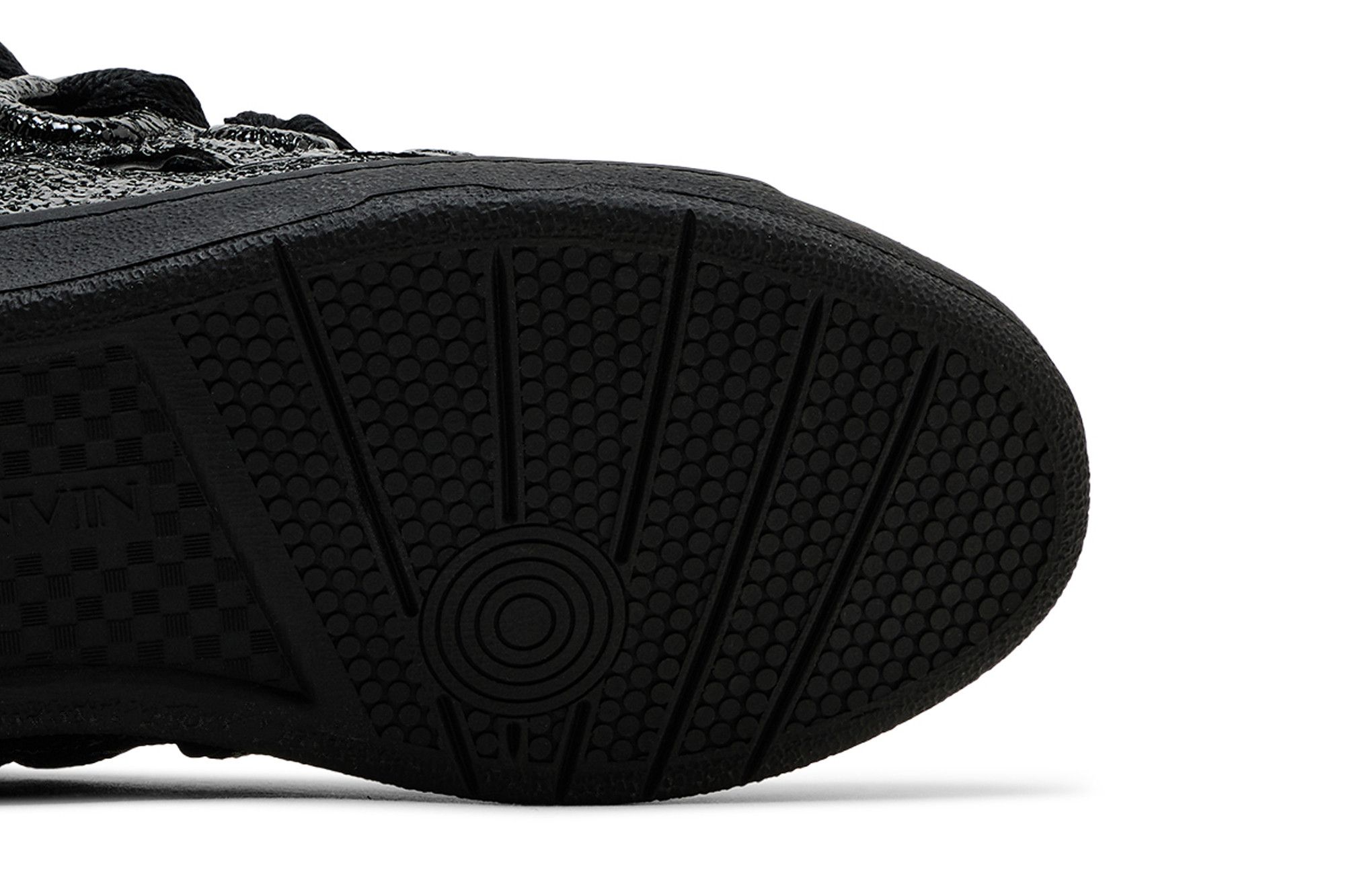 Buy Lanvin Curb Sneakers 'Black Crinkled' - FM SKRK11 CRCA