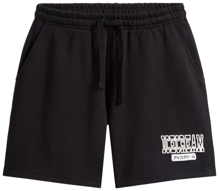Icecream College Sweatshorts Black