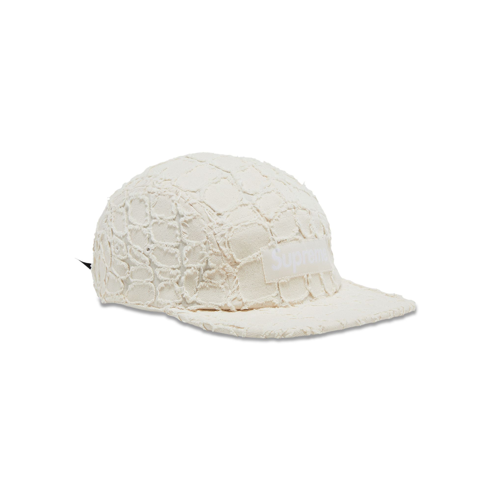帽子 supreme Frayed Croc Denim Camp Cap Supreme Frayed Croc Denim Camp Cap Natural - SS25 - US