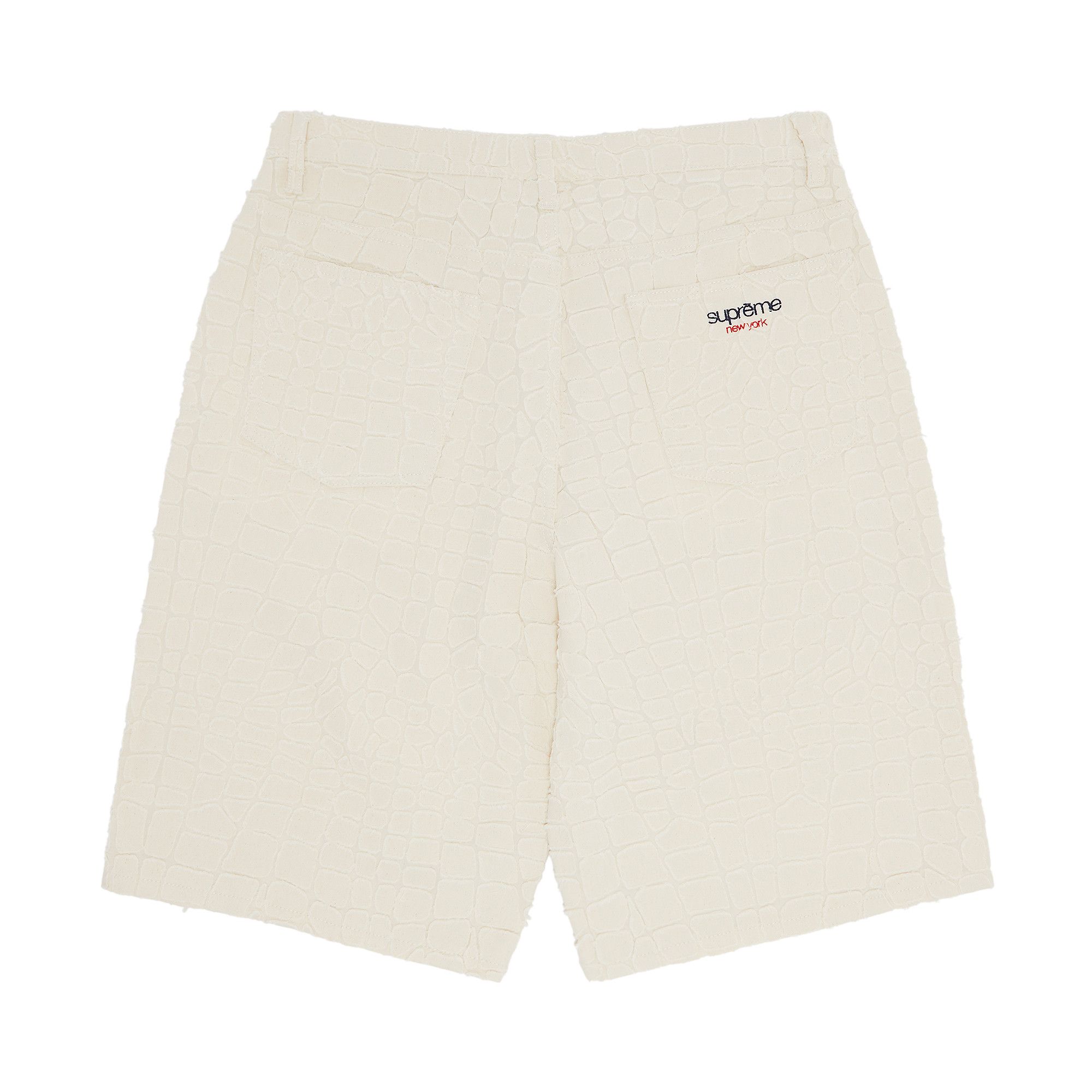 パンツ supreme Frayed Croc Baggy Denim Short 30 Supreme Frayed Croc Baggy Denim Short Indigo Men's - SS25 - US