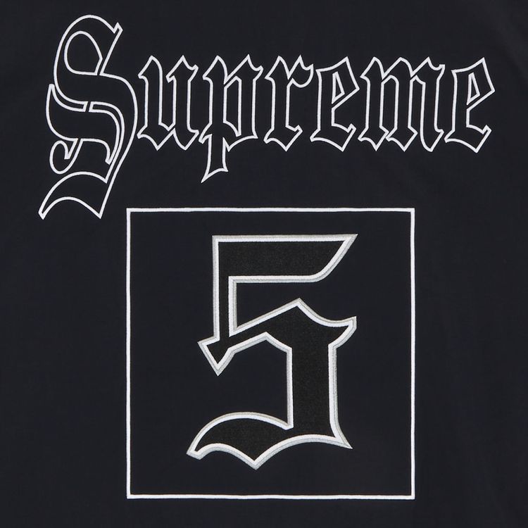 Supreme Old English Track Jacket Black
