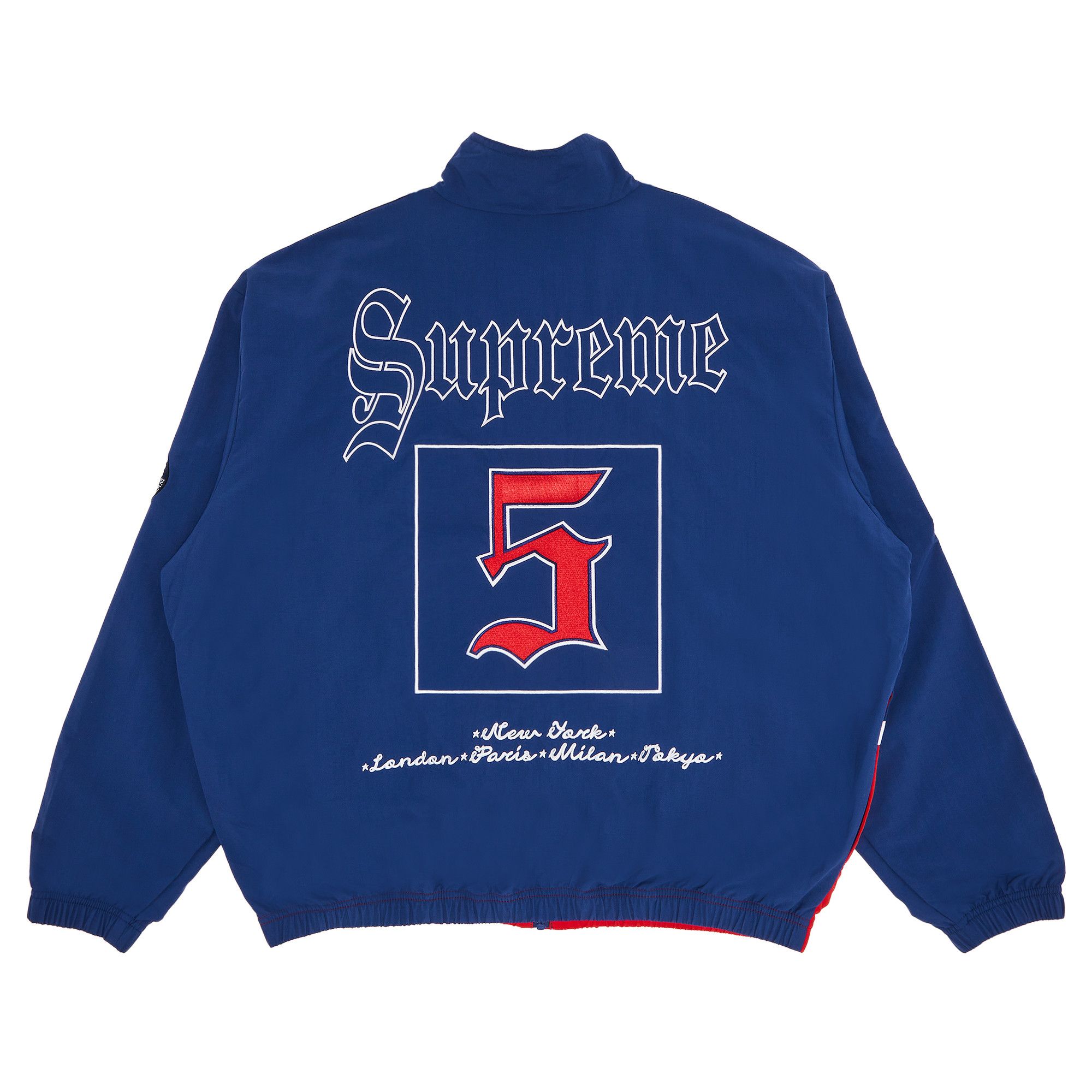Buy Supreme Old English Track Jacket 'Light Navy' - SS25J32