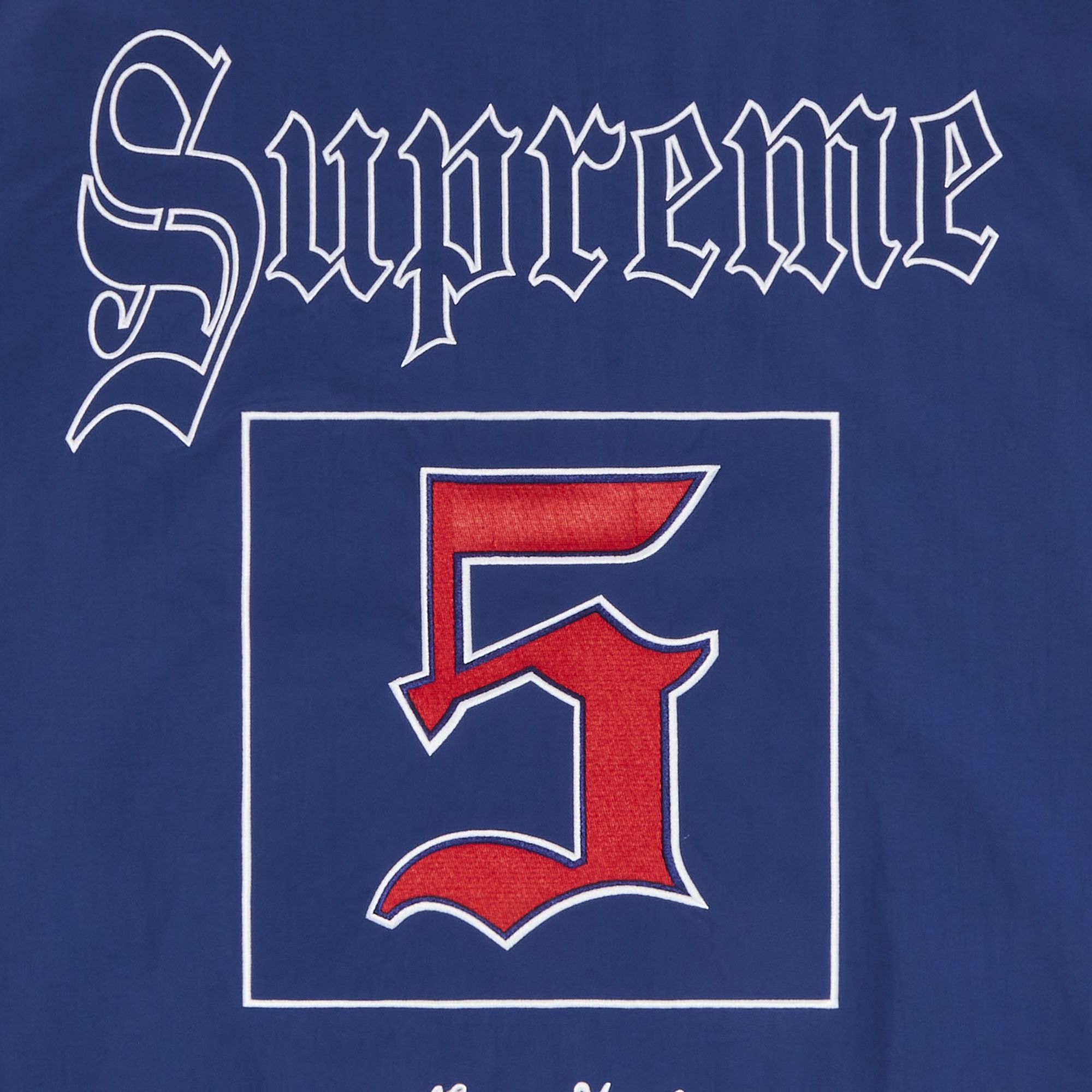 Supreme Old English Track Jacket (SS25) - $178