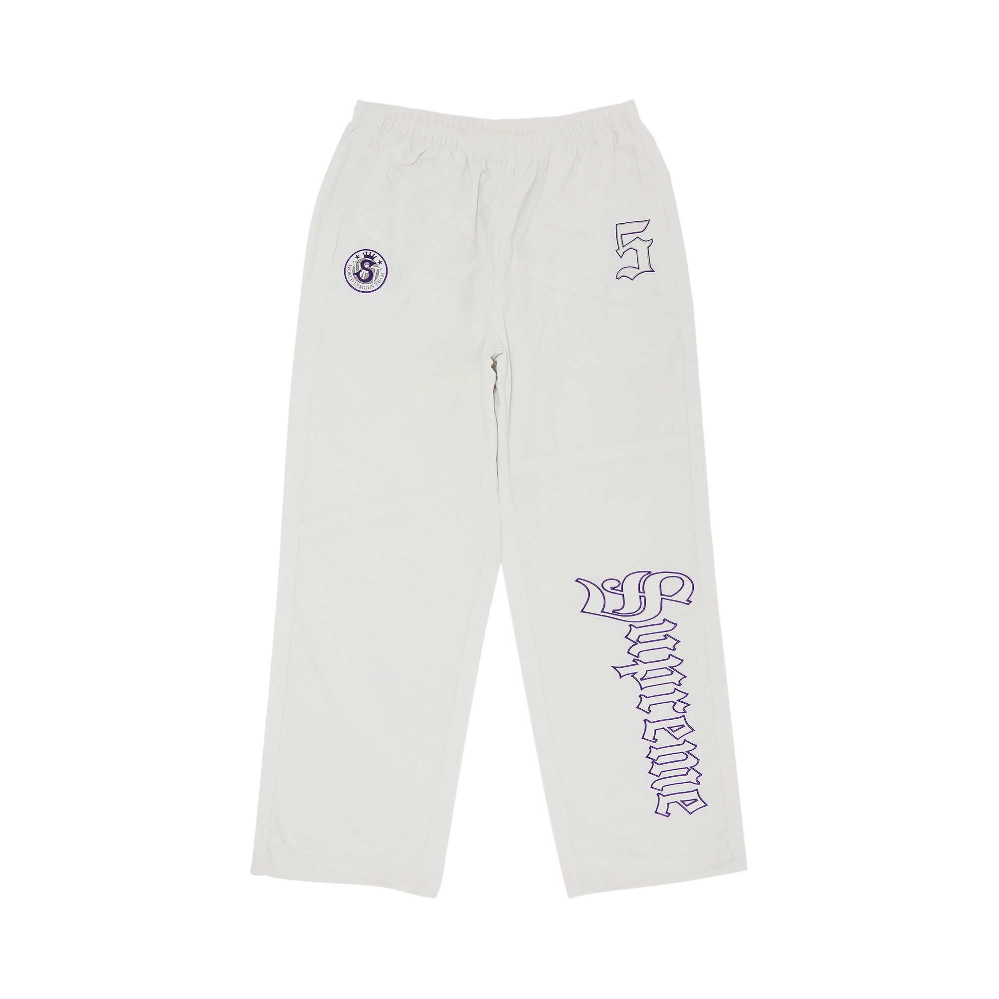 Buy Supreme Old English Track Pant 'White' - SS25P18 WHITE | GOAT