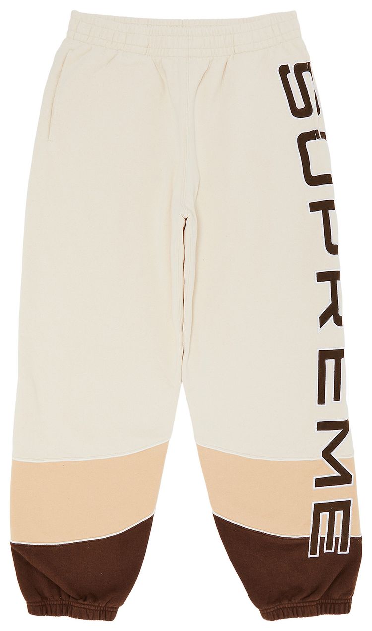 Supreme Paneled Sweatpant Natural