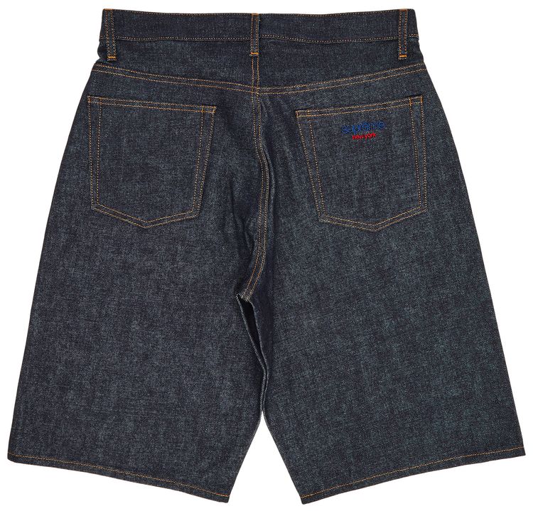 Supreme Rigid Baggy Selvedge Denim Short Rigid Indigo