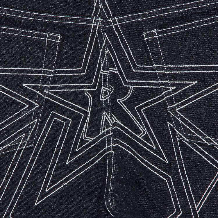 Supreme Stars Topstitch Baggy Jean Indigo