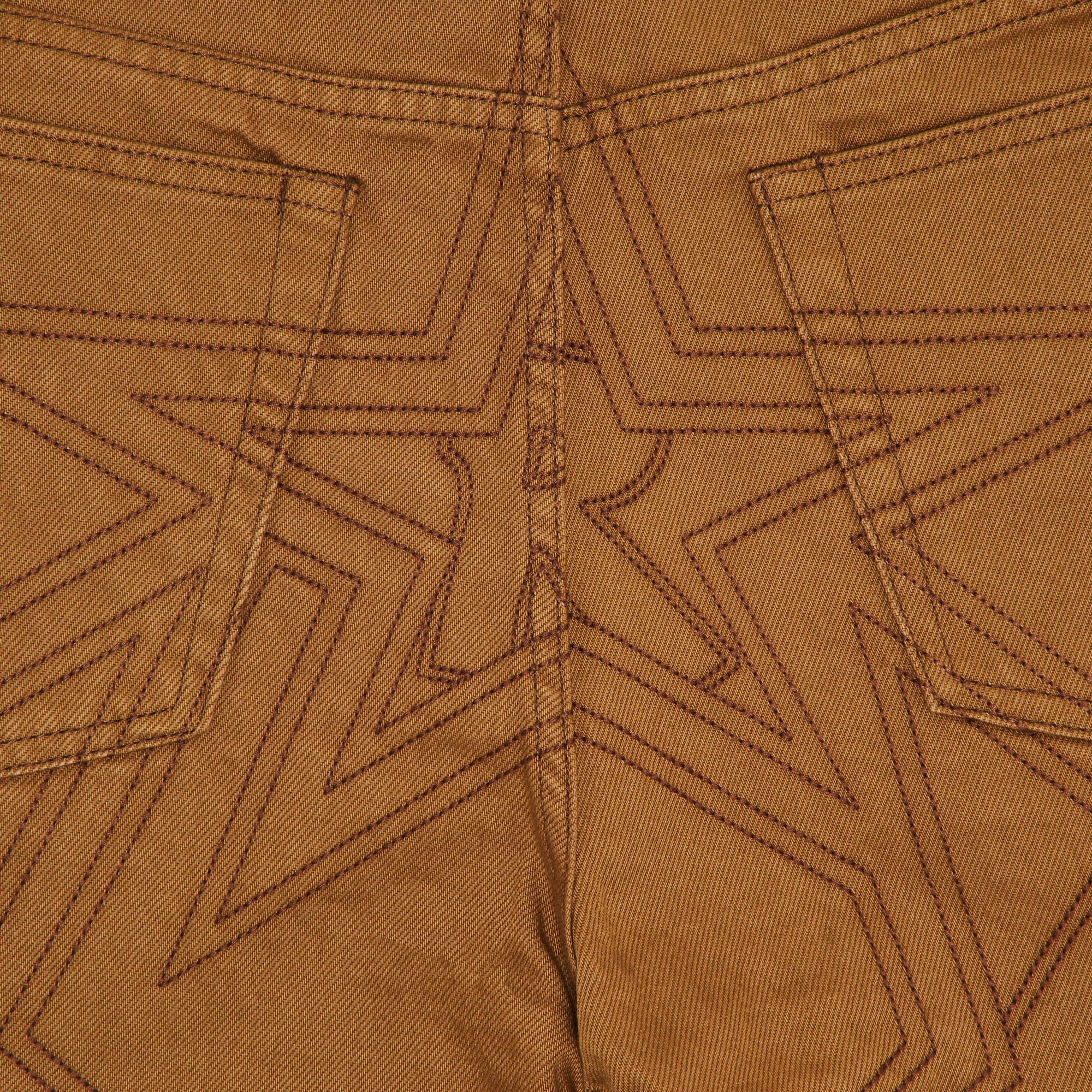 ファッション 通販 Baggy Topstitch Stars Supreme Buy Jean SS25P72 - 'Brown' パンツ