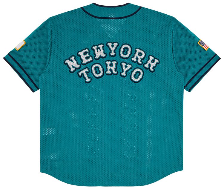 Supreme x Homerun Baseball Jersey Teal