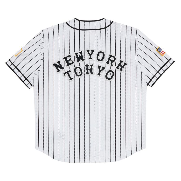 Supreme x Homerun Baseball Jersey Stripe