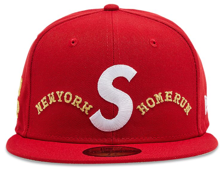 Supreme x Homerun S Logo New Era Red