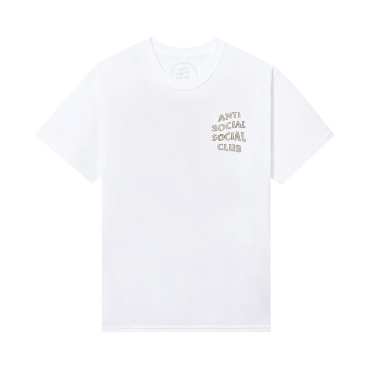Anti Social Social Club Blurred Lines Mind Games Tee White
