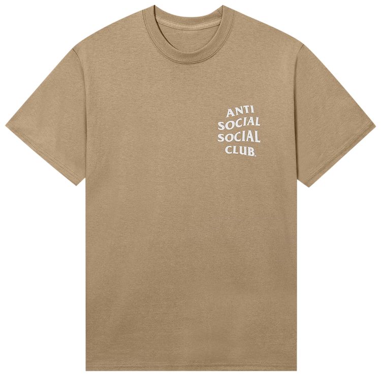 Anti Social Social Club Inside Out Tee Tan