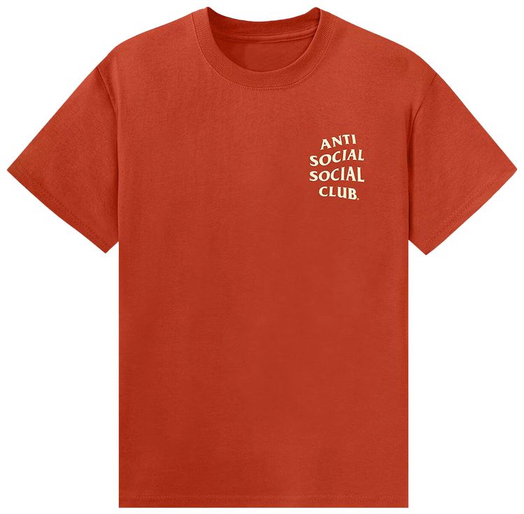 Anti Social Social Club Seasonal Mind Games Tee Orange