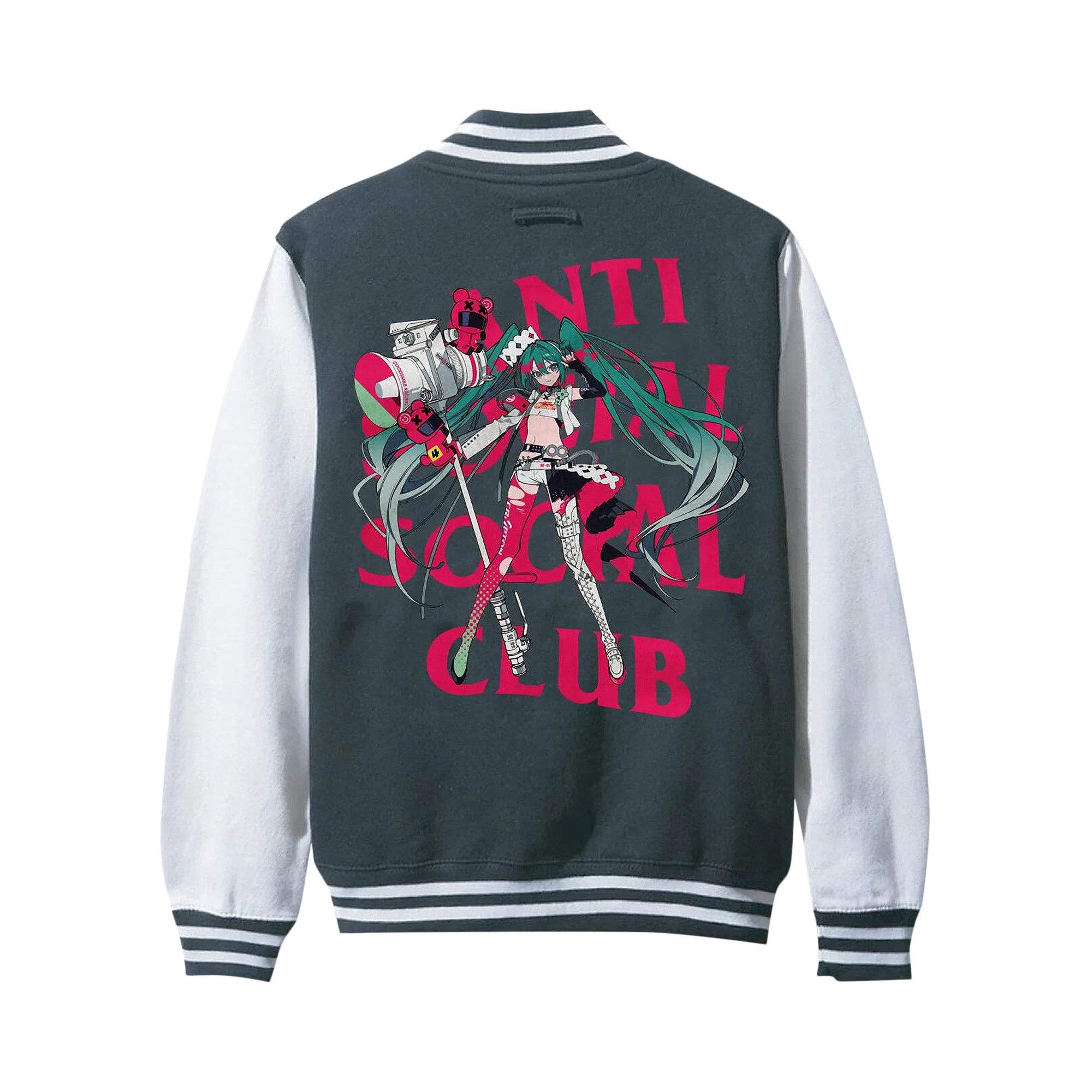 Buy Anti Social Social Club x Goodsmile Racing Varsity Jacket