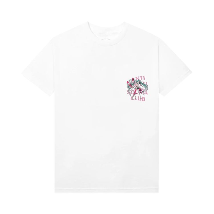 Anti Social Social Club x Goodsmile Racing Virtual Echo Tee White