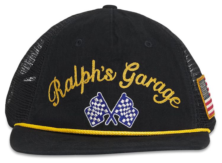 Polo Ralph Lauren Vintage Trucker Cap Black