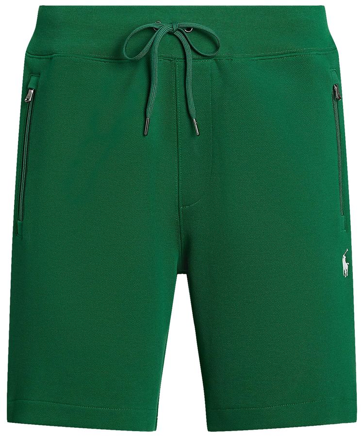 Polo Ralph Lauren Mesh Double Knit Shorts Tennis GreenRed