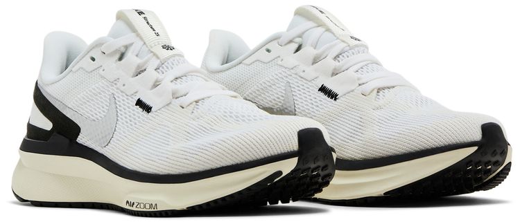 Wmns Air Zoom Structure 25 White Sail Coconut Milk