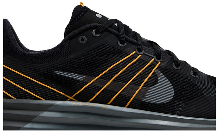 Nike Lunar Roam Black Grey Laser Orange
