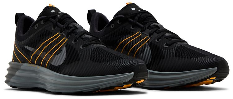 Nike Lunar Roam Black Grey Laser Orange
