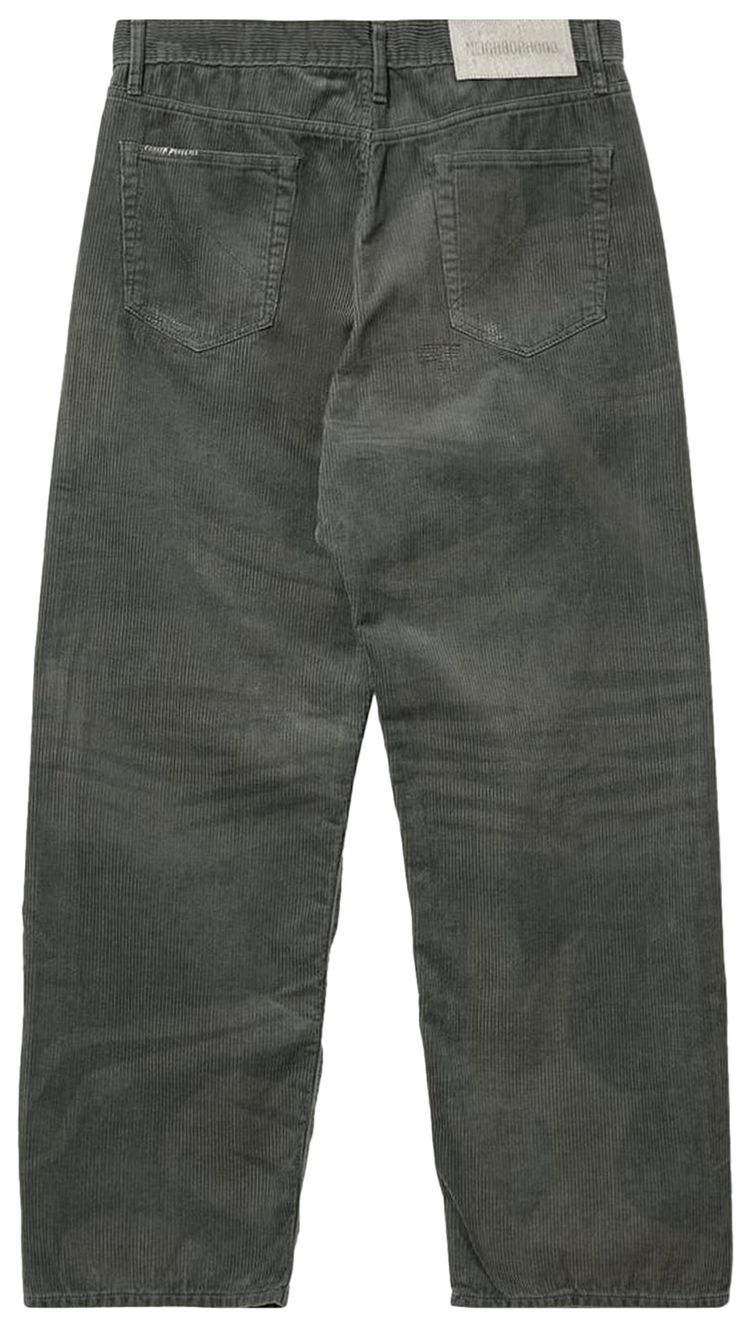 Neighborhood Savage Corduroy DP Wide Pants Olive Drab