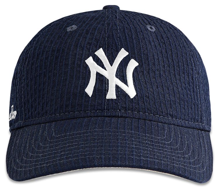 Aime Leon Dore x New Era Yankees Seersucker Ballpark Hat Navy