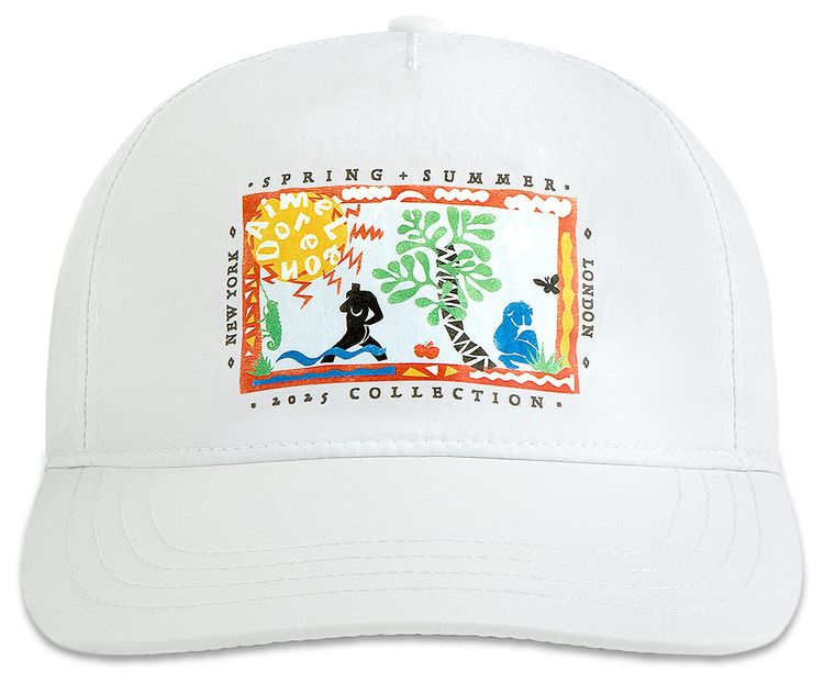 Aime Leon Dore Collage Hat Bright White