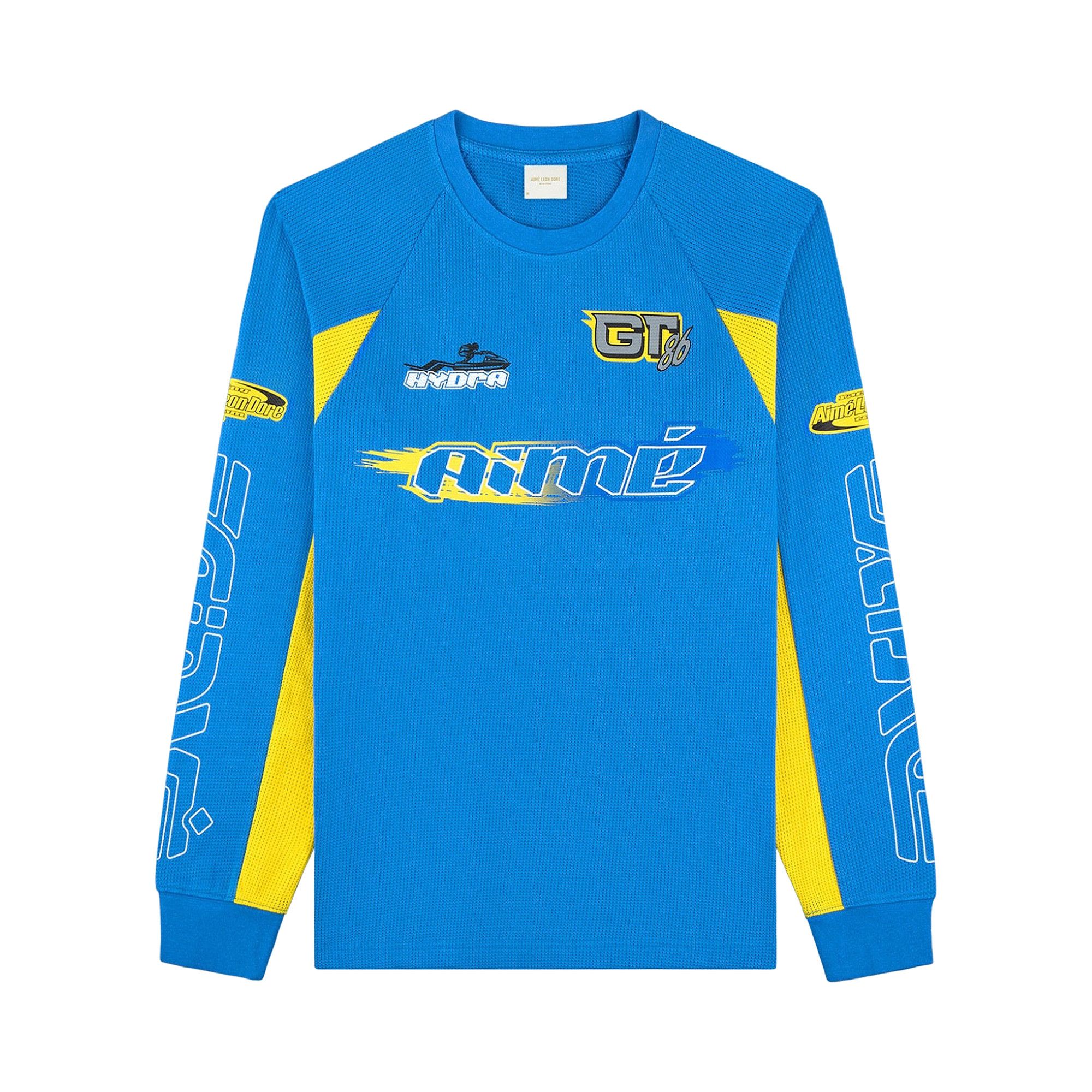 AIME LEON DORE 24AW フットボールロングスリーブTシャツ Buy Aimé Leon Dore Long-Sleeve Mesh Waverunner Tee 'Super