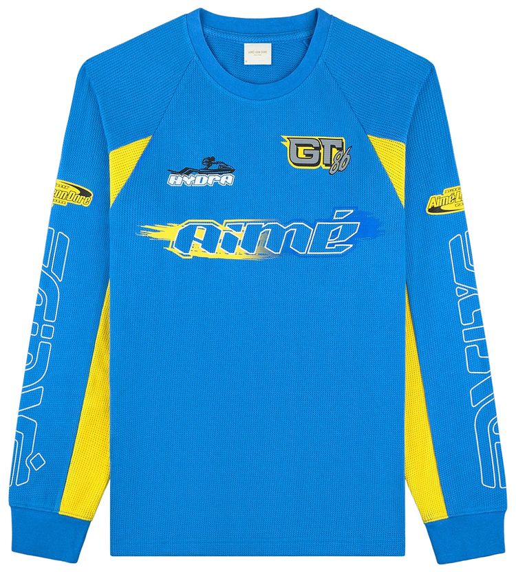Aime Leon Dore Long Sleeve Mesh Waverunner Tee Super Sonic