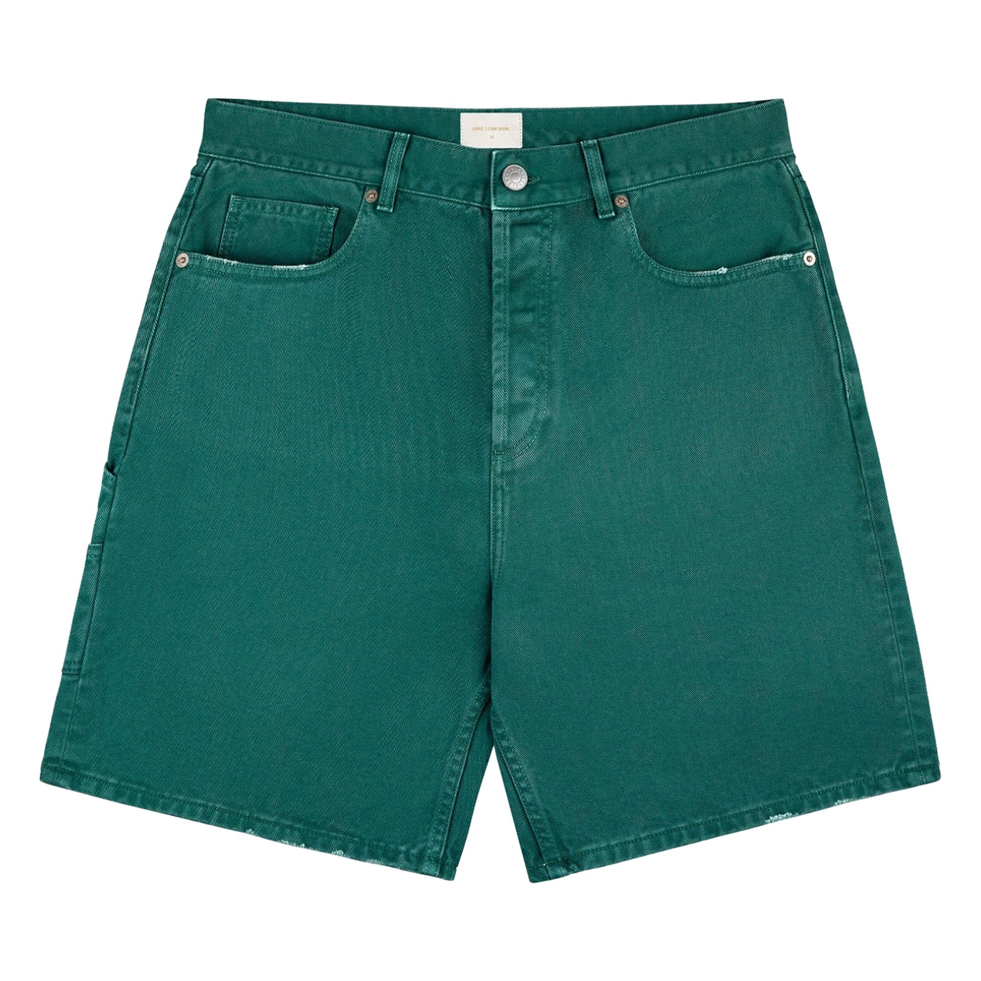 Buy Aimé Leon Dore Garment Dyed Denim Short 'Washed Evergreen