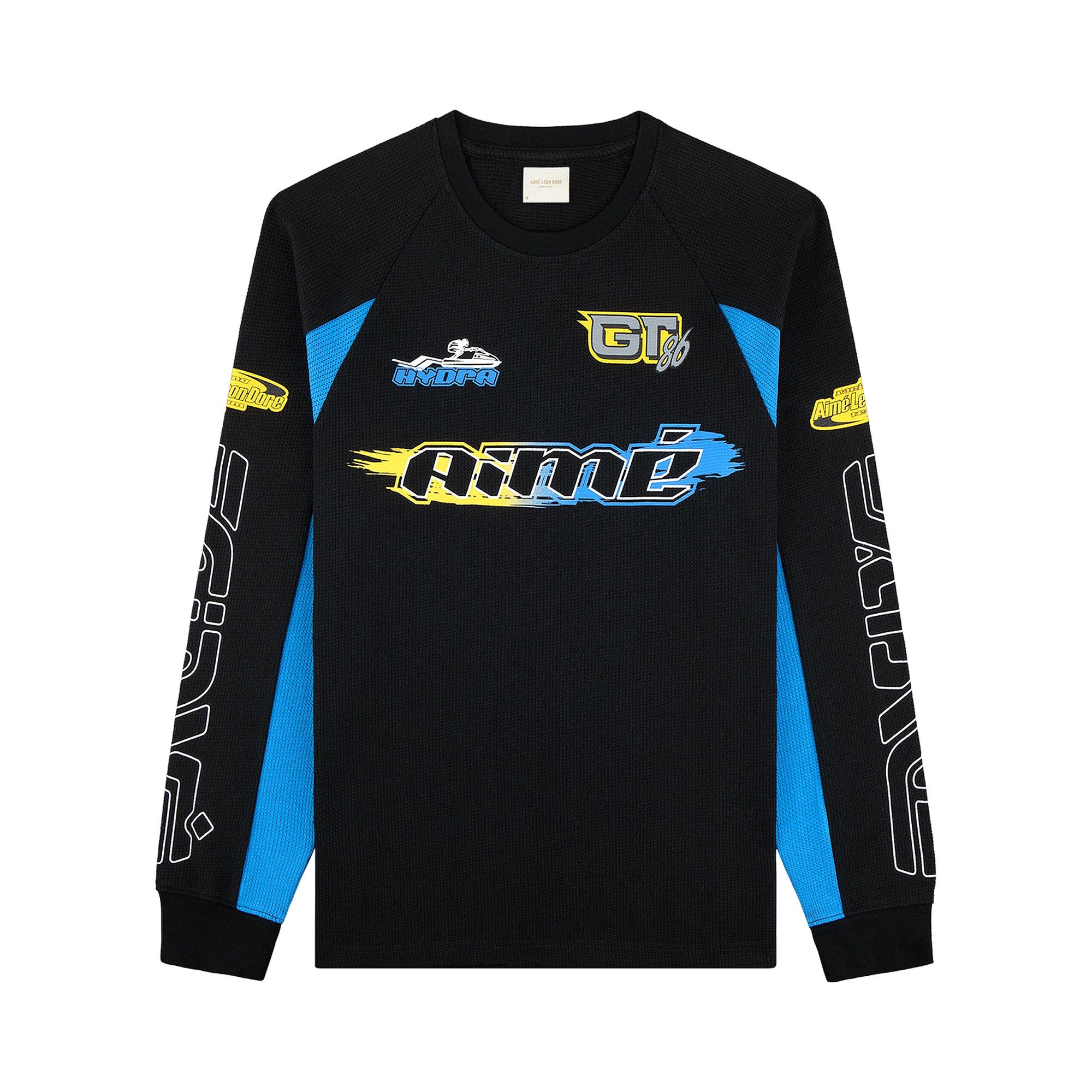 Buy Aimé Leon Dore Long-Sleeve Mesh Waverunner Tee 'Jet Black