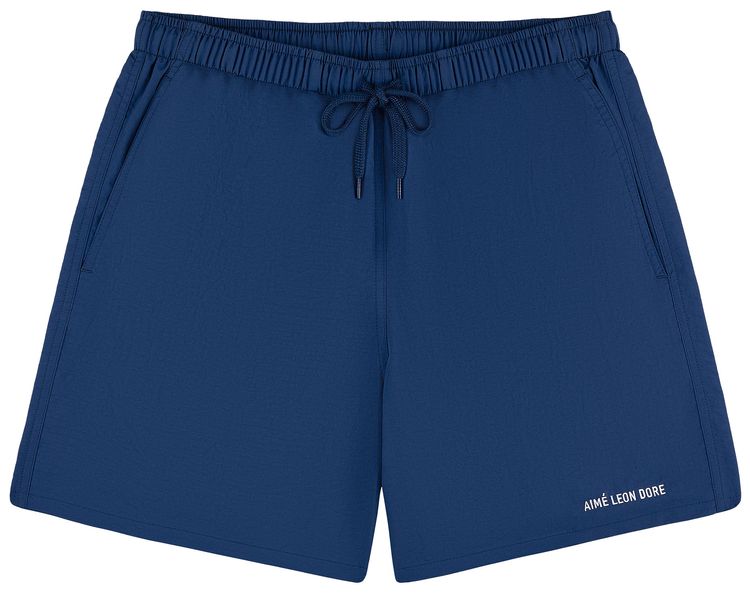 Aime Leon Dore Logo Swim Short Medieval Blue