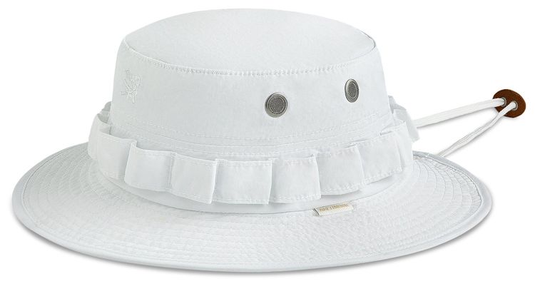 Aime Leon Dore Nylon Boonie Bucket Hat Bright White