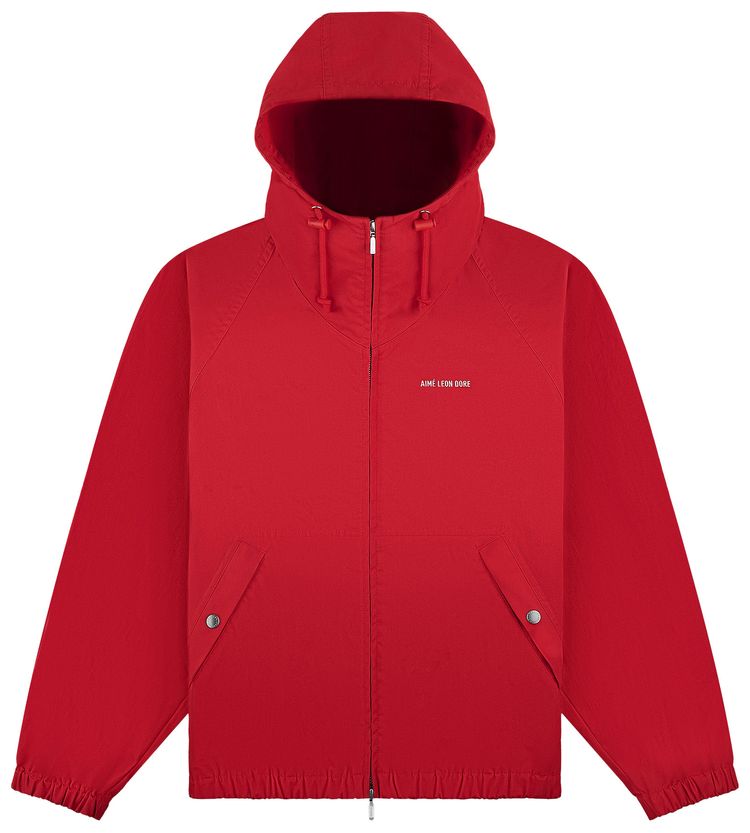Aime Leon Dore Micro Logo Windbreaker Barbados Cherry