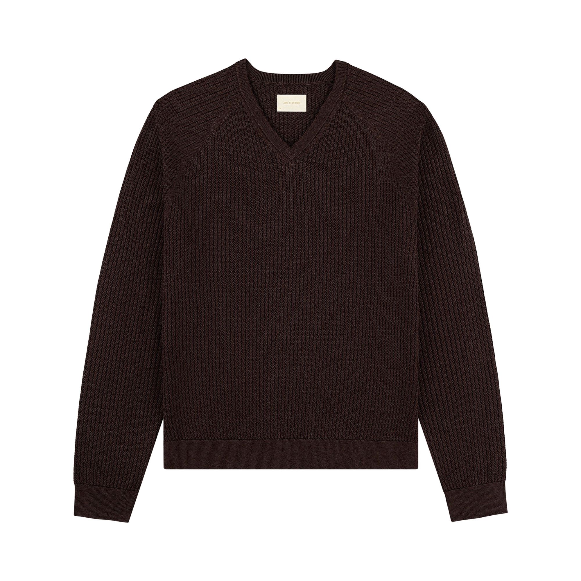 Buy Aimé Leon Dore Pointelle Knit Sweater 'Coffee Bean