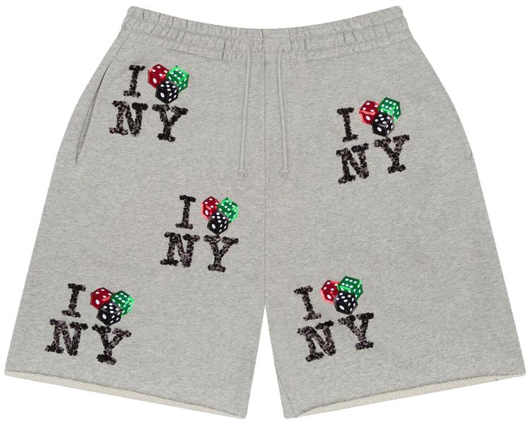 Denim Tears Cee Lo NY Sweat Short Grey