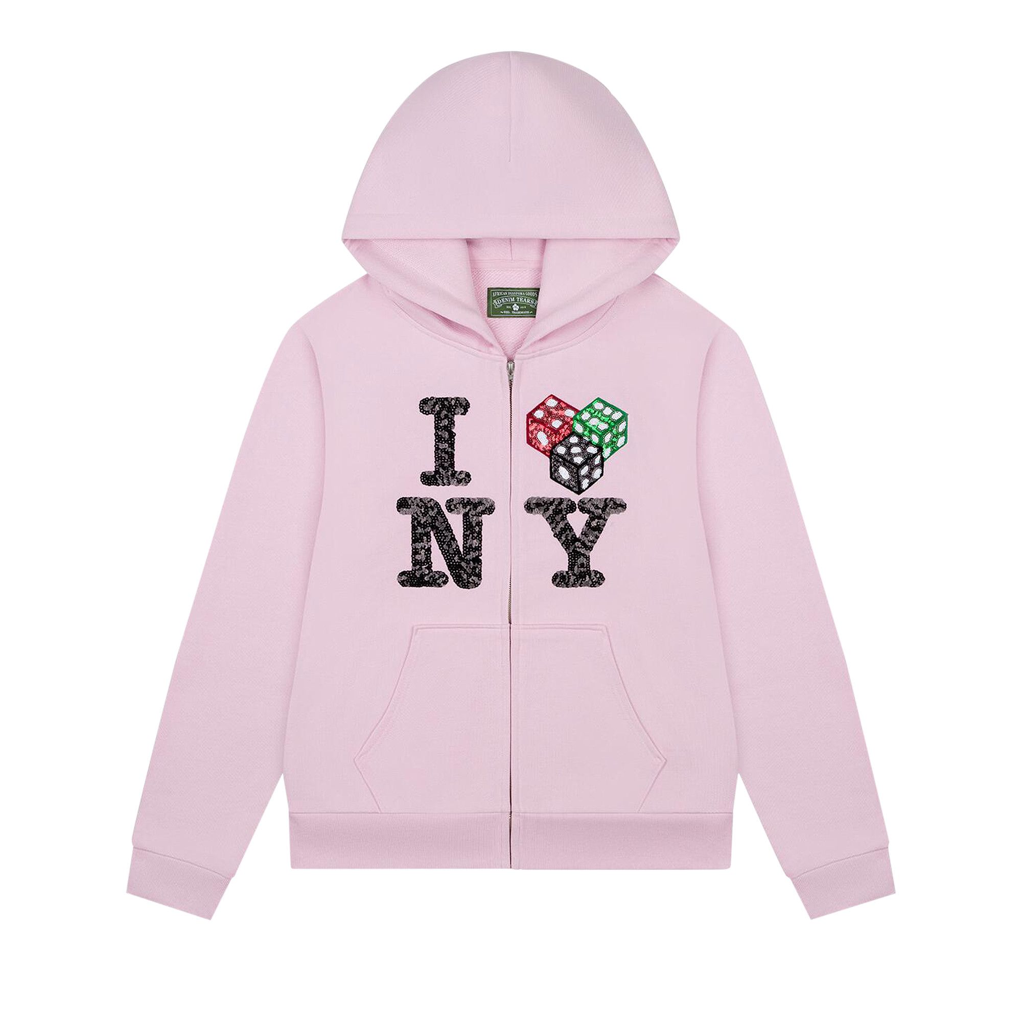Buy Denim Tears Cee-Lo NY Zip Hoodie 'Pink' - SS25TZH0013 | GOAT