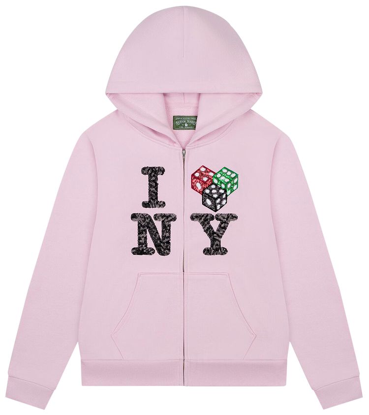 Denim Tears Cee Lo NY Zip Hoodie Pink
