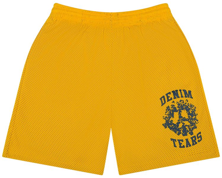 Denim Tears Denim University Mesh Shorts Yellow