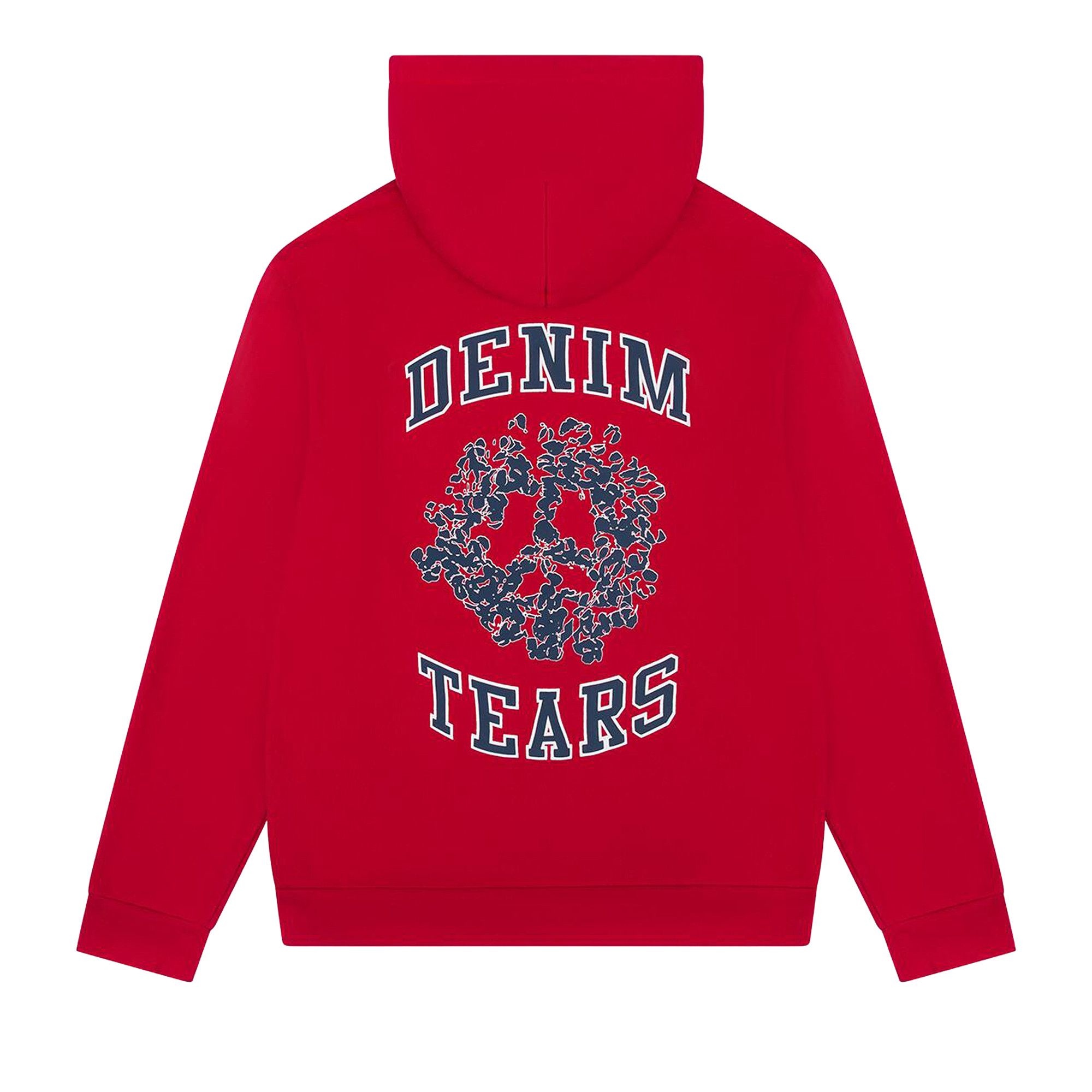 トップス denimTears Buy Denim Tears Denim University Zip Hoodie 'Red