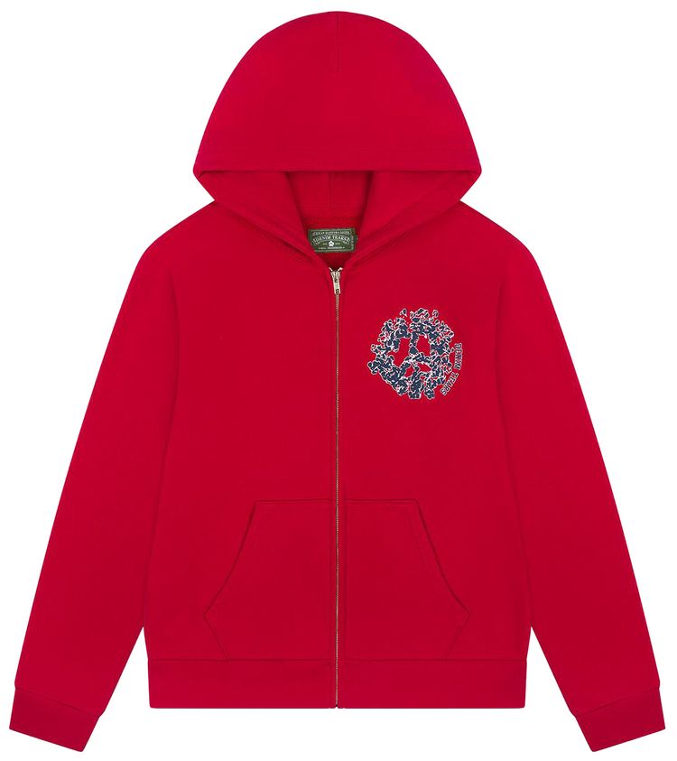 Denim Tears Denim University Zip Hoodie Red