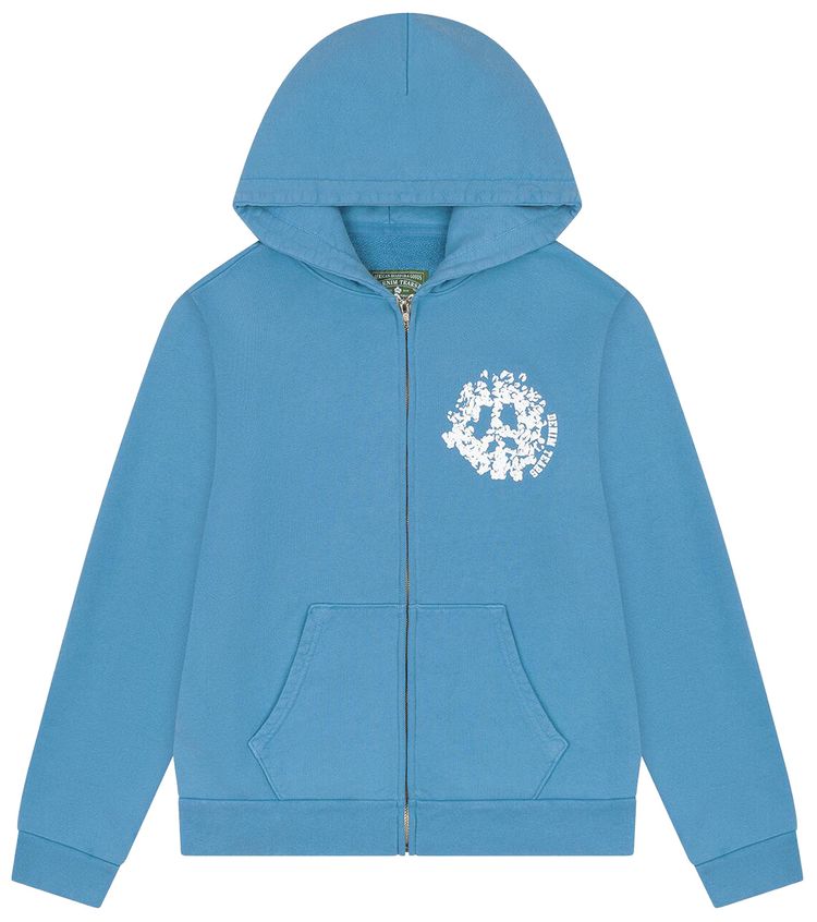 Denim Tears Denim University Zip Hoodie Light Blue