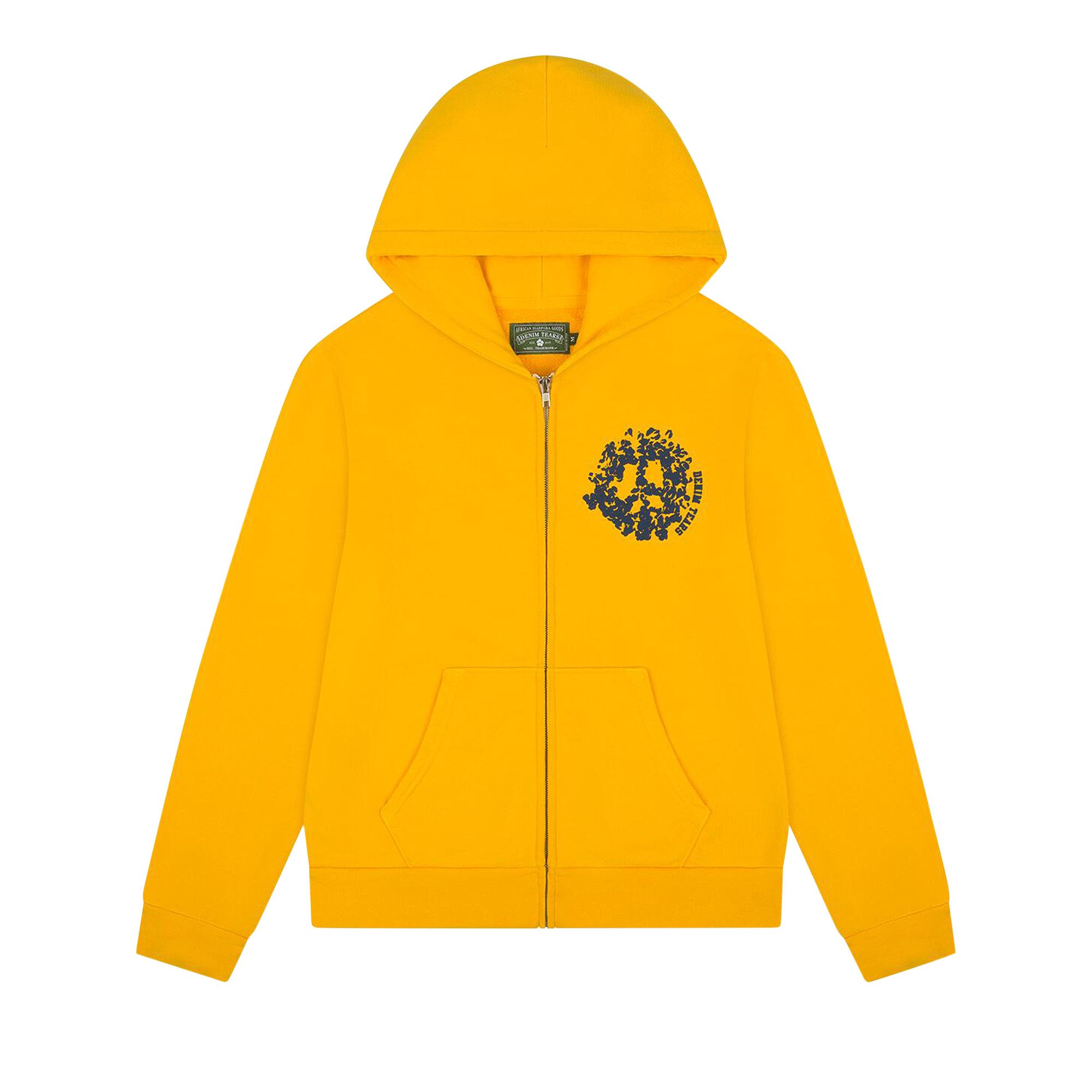 Buy Denim Tears Denim University Zip Hoodie 'Yellow