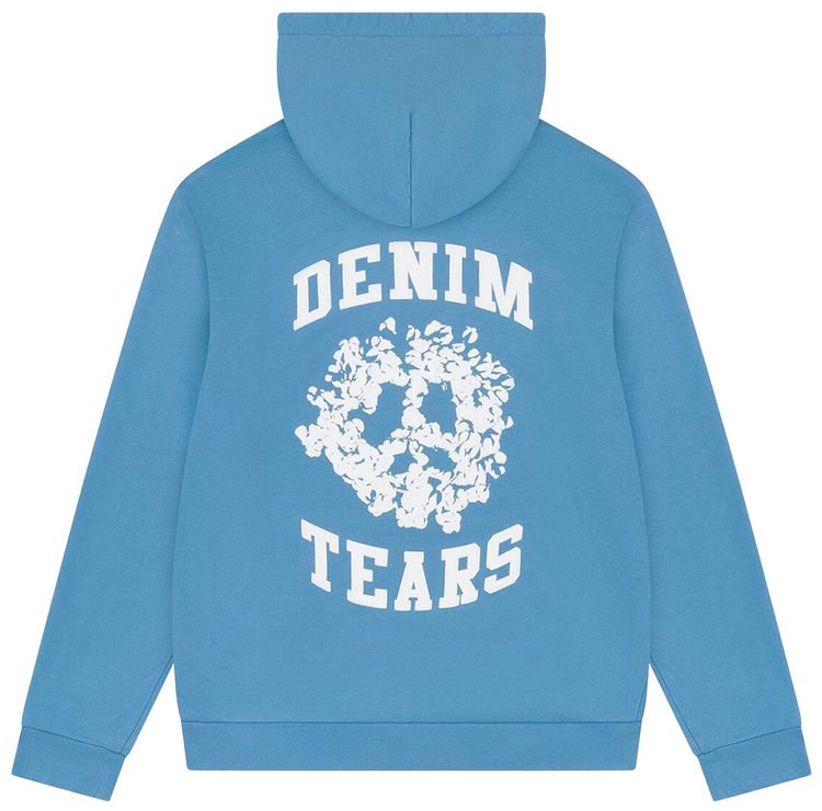 Denim Tears Denim University Zip Hoodie Light Blue