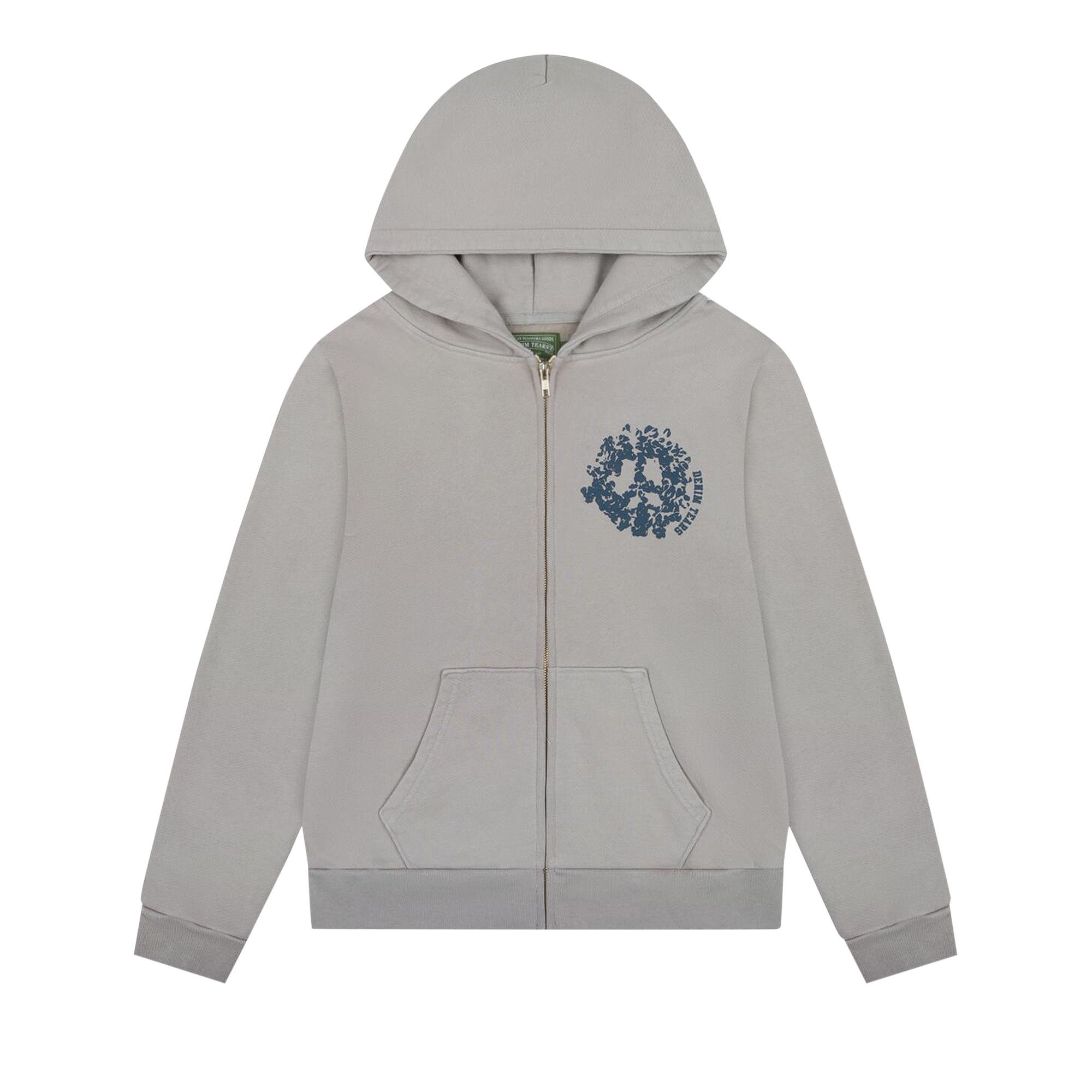 Buy Denim Tears Denim University Zip Hoodie 'Grey