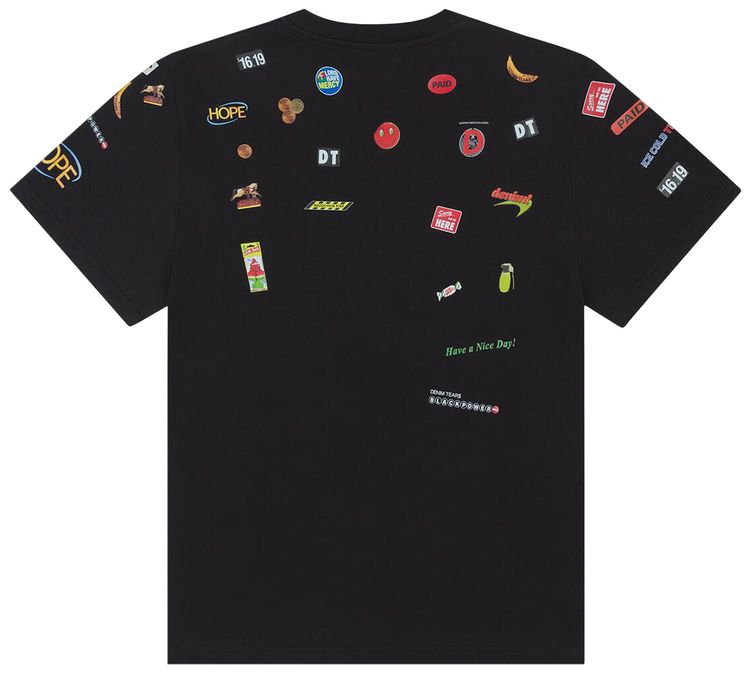 Denim Tears Sweet Corner Tee Black