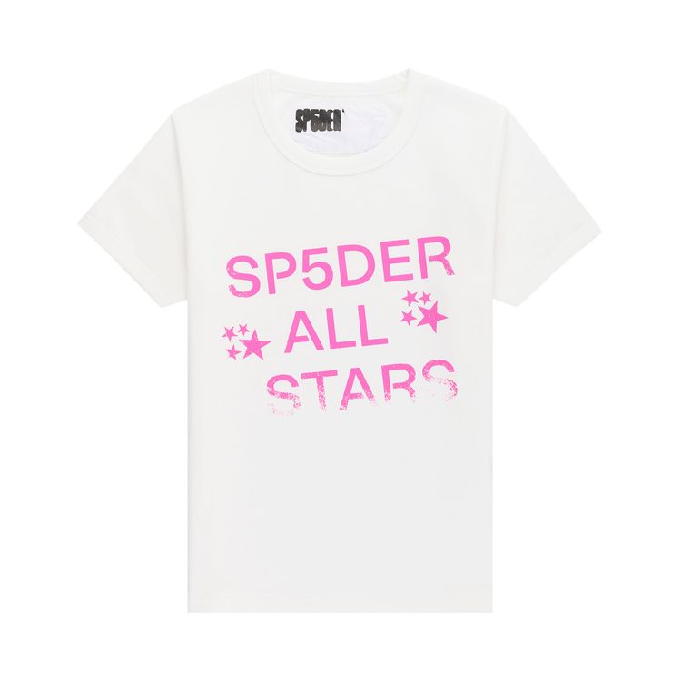 Sp5der All Star Baby Tee White