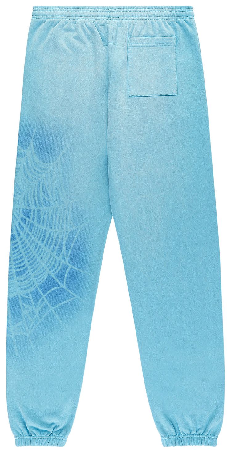 Sp5der OG Web V2 Spray Sweatpant Light Blue